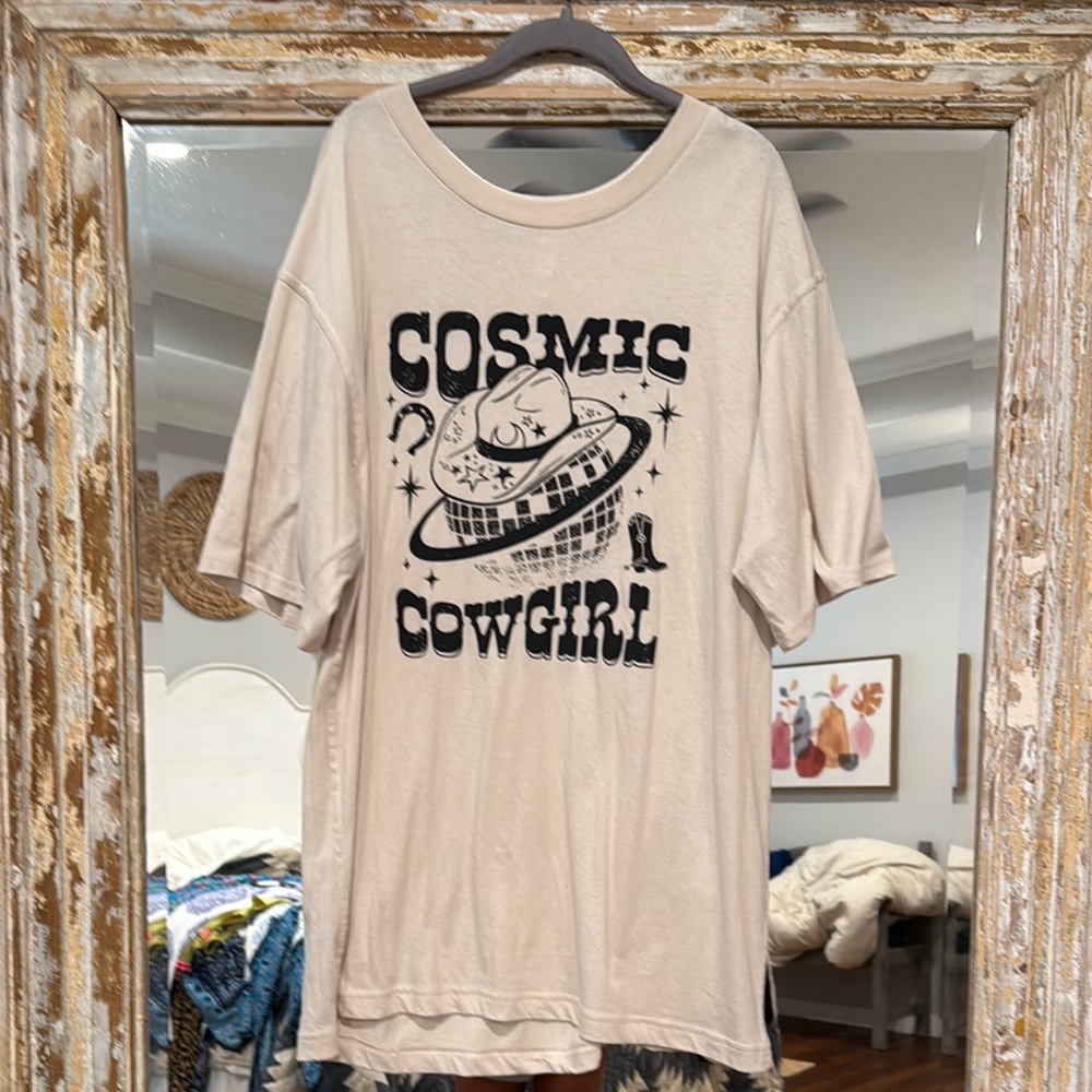 Cosmic cowgirl tshirt dress